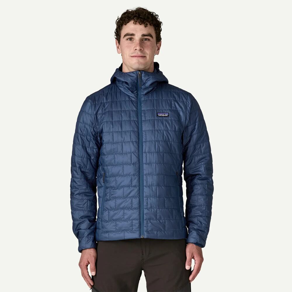 Patagonia Nano Puff Hoodie Men's XL, Clement Blue, NWT - Picture 2 of 6